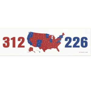 312 226 United States Presidential Election Magnet Sticker