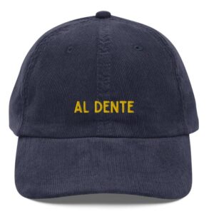 Al Dente Vintage Corduroy Cap - Dad Hat