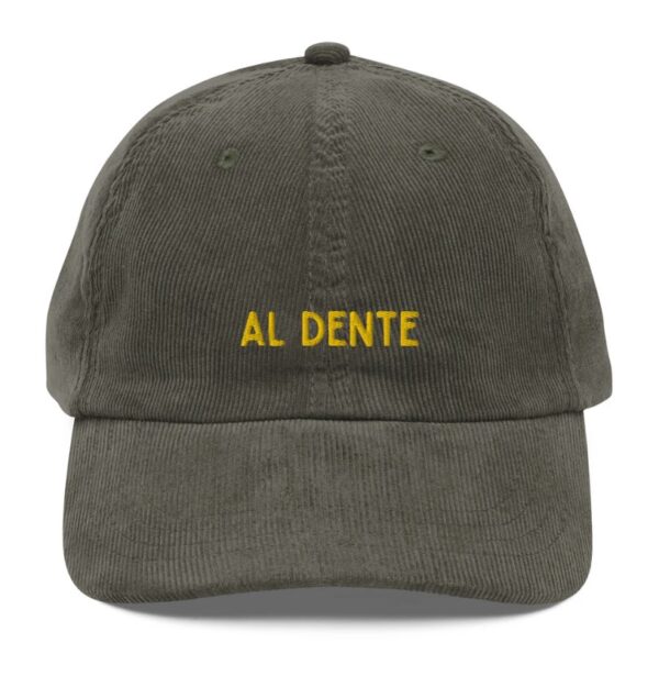 Al Dente Vintage Corduroy Cap - Dad Hat2