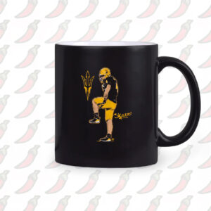 Arizona State Football, Cam Skattebo Superstar Pose Mug1