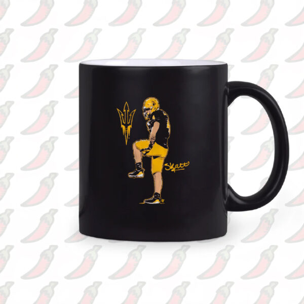 Arizona State Football, Cam Skattebo Superstar Pose Mug1