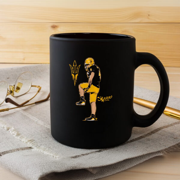 Arizona State Football, Cam Skattebo Superstar Pose Mug3