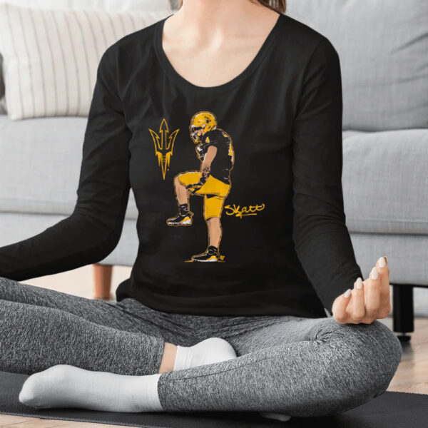 Arizona State Football, Cam Skattebo Superstar Pose T-Shirt