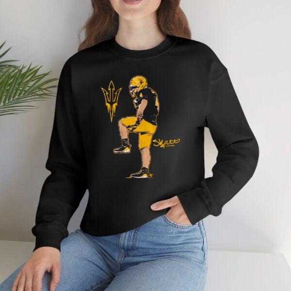 Arizona State Football, Cam Skattebo Superstar Pose T-Shirt1