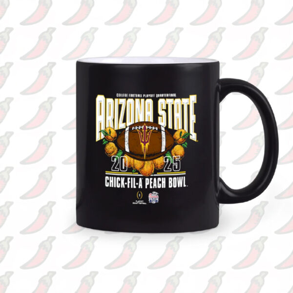 Arizona State Sun Devils College Football Playoff 2025 Peach Bowl Mug1