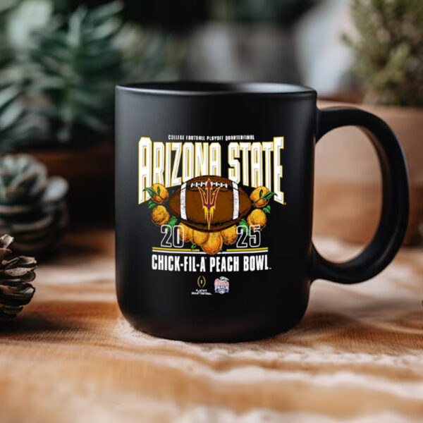 Arizona State Sun Devils College Football Playoff 2025 Peach Bowl Mug2