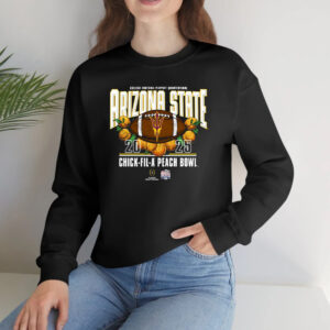 Arizona State Sun Devils College Football Playoff 2025 Peach Bowl T-shirt1