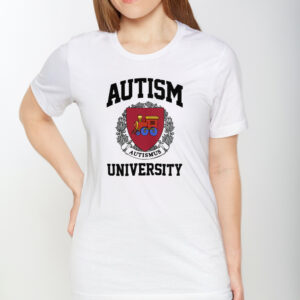 Autism University Crewneck T-Shirt1