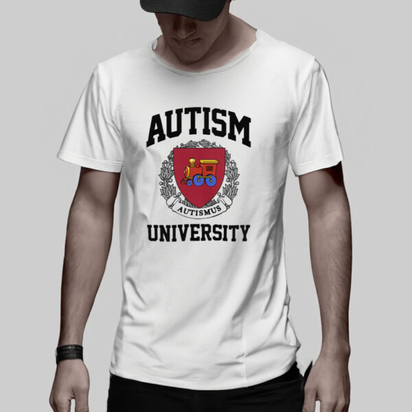 Autism University Crewneck T-Shirt2