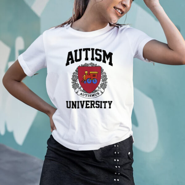 Autism University Crewneck T-Shirt3