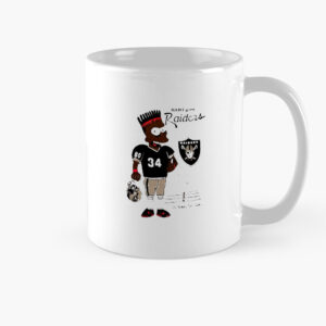 Bart Simpson goes Oakland Raiders Mug