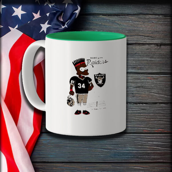 Bart Simpson goes Oakland Raiders Mug1