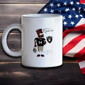 Bart Simpson goes Oakland Raiders Mug3