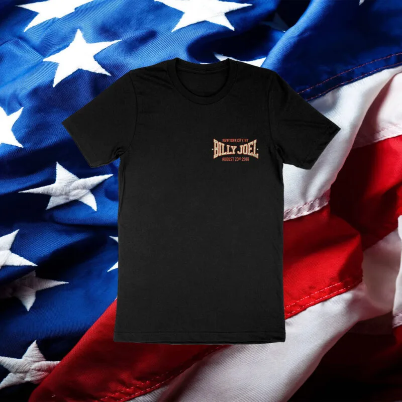 Billy Joel "8/23/18 MSG Event" Commemorative T-Shirt 5 Billy Joel 8 23 18 MSG Event T Shirts