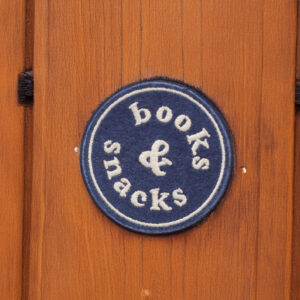 Books & Snacks Embroidered Patch