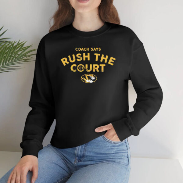 Coach Says Rush the Court T-Shirt1