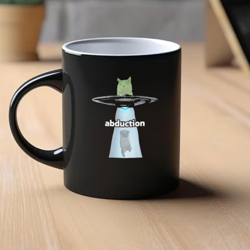 Cringey Tees Cat Alien Abduction Cringey Mug1