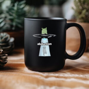 Cringey Tees Cat Alien Abduction Cringey Mug3