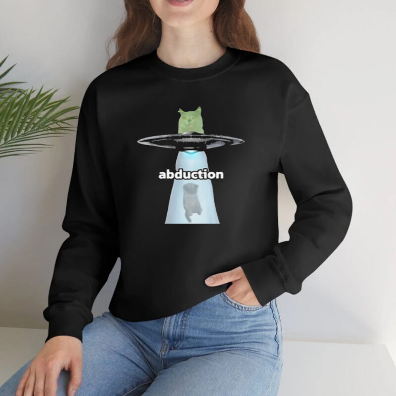 Cringey Tees Cat Alien Abduction Cringey Shirt