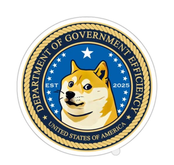 DOGE Department of Government Efficiency Sticker