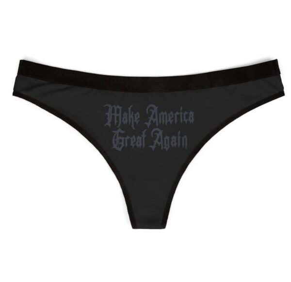 Dark Gothic MAGA Thong