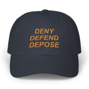 Deny Defend Depose Camo Baseball Hat