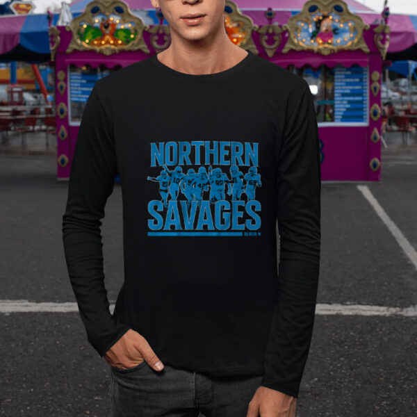 Detroit Football, Northern Savages T-Shirt3