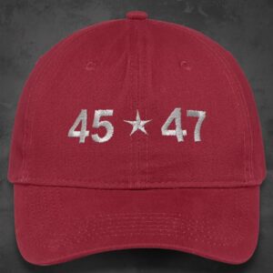 Donald Trump 45 Star 47 Hat