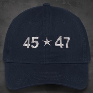 Donald Trump 45 Star 47 Hat1