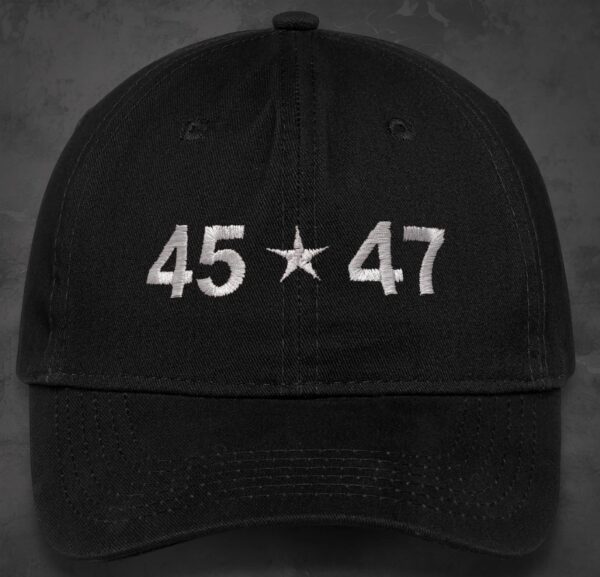 Donald Trump 45 Star 47 Hat3