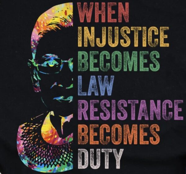 Elizabeth When Injustice Becomes Law Resistance Becomes Dyty Sticker, Car Magnets