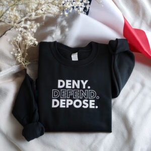 Embroidered Deny Defend Depose Shirt