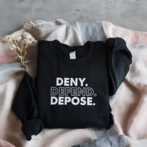 Embroidered Deny Defend Depose Shirt