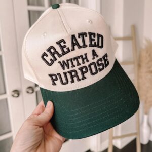 Embroidered Puff Created with a Purpose Trucker Hat 1