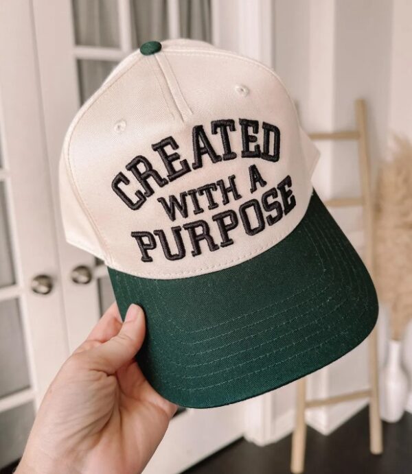 Embroidered Puff Created with a Purpose Trucker Hat 1