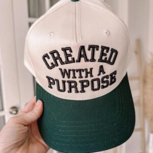 Embroidered Puff Created with a Purpose Trucker Hat 2