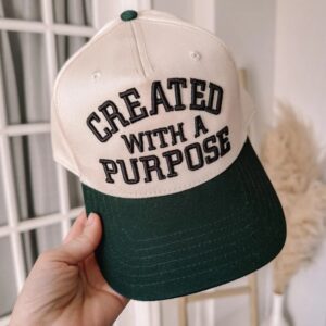 Embroidered Puff Created with a Purpose Trucker Hat