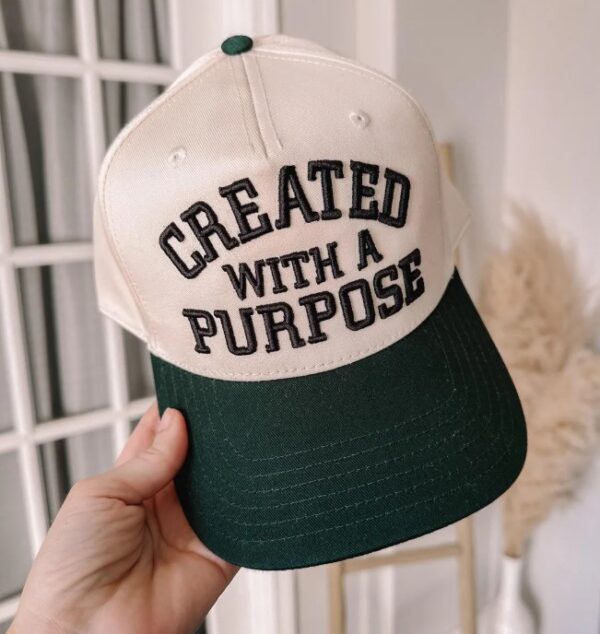 Embroidered Puff Created with a Purpose Trucker Hat