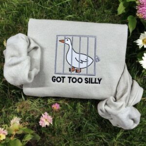 Embroidered Silly Goose Sweatshirt