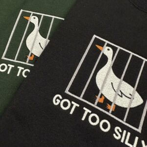 Embroidered Silly Goose Sweatshirt