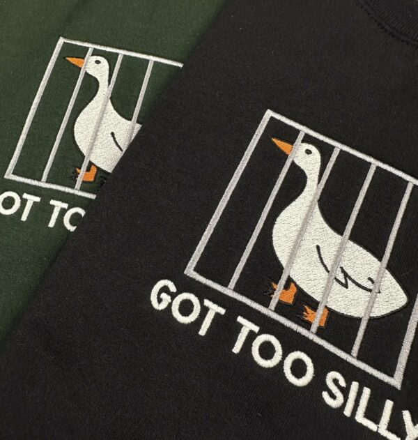 Embroidered Silly Goose Sweatshirt