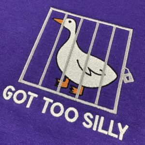 Embroidered Silly Goose Sweatshirt