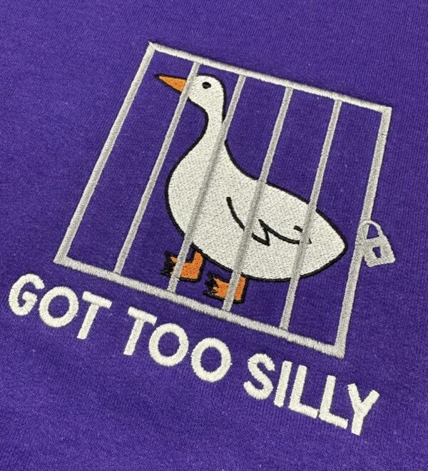 Embroidered Silly Goose Sweatshirt