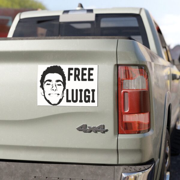 Free Luigi Mangione Car Magnets, Stickers