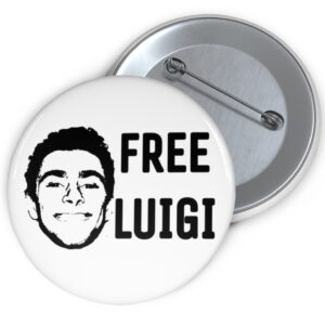 Free Luigi Mangione Pin Buttons