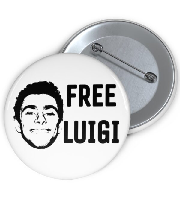 Free Luigi Mangione Pin Buttons