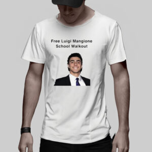 Free Luigi Mangione School Walkout T-shirt3