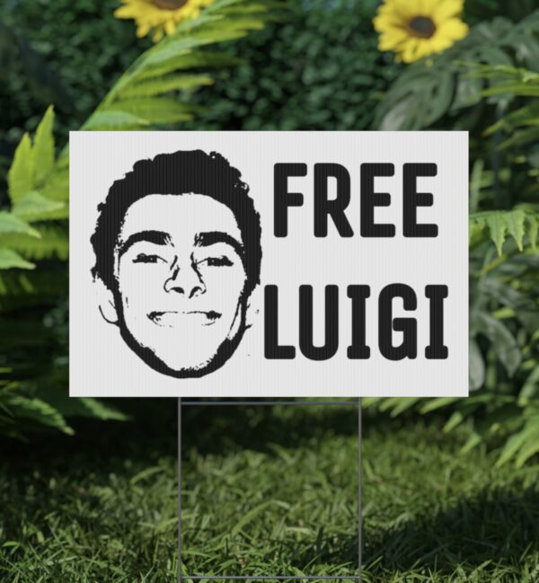 Free Luigi Mangione Yard Sign US