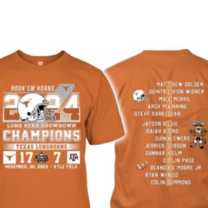 Hook ‘Em Horns 2024 Lone Star Showdown Champions Texas 17-7 Texas A&M Shirt