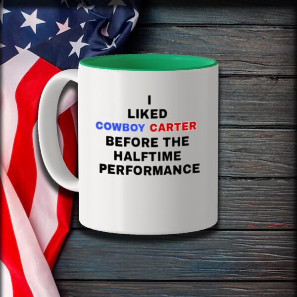 I Liked Cowboy Carter Before The Halftime Performance Mug1